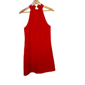 Lulus Gorgeous‎ Red Cocktail Dress With Lace Back Size Sm Style YD73194